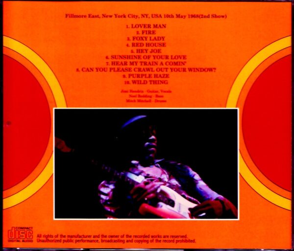 Jimi Hendrix/NY,USA 1968 1st Generation Master - Image 2