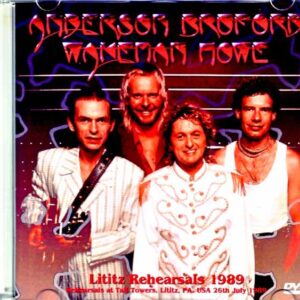 ABWH ex Yes Jon Anderson,Steve Howe,Rick Wakeman,Bill Bruford/PA,USA 1989 Jewel Version