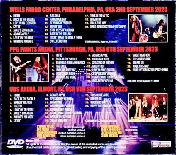 Aerosmith Aerosmith/Pa,USA 2023 2Days Complete & more - Image 2