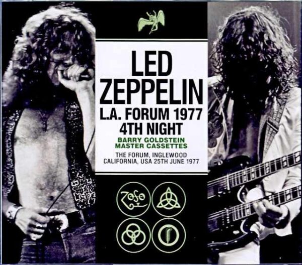 Led Zeppelin/CA,USA 6.25.1977 Barry Goldstein Master Cassettes