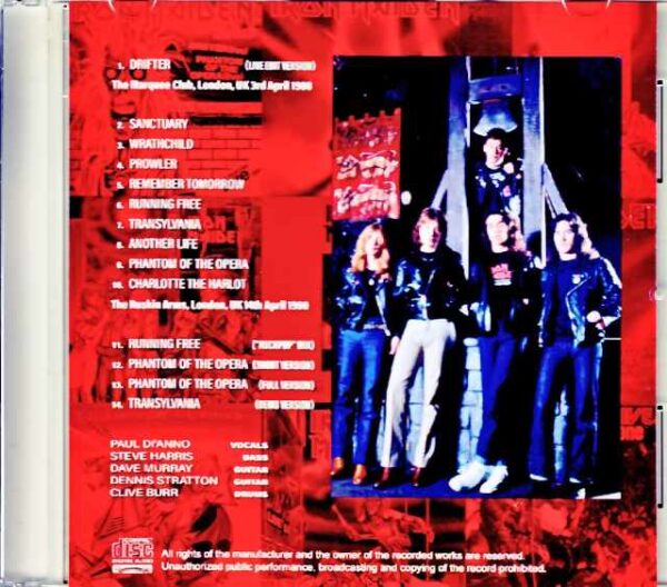 Iron Maiden Iron Maiden/Extra Rare Tracks Paul Di'Anno Years - Image 2