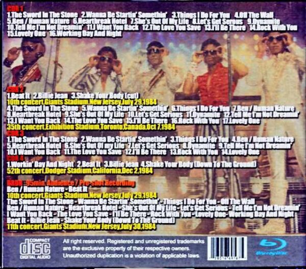 Jacksons Michael Jackson Jacksons Michael Jackson/Victory Tour 1984 Compilation Vol.3 - Image 2