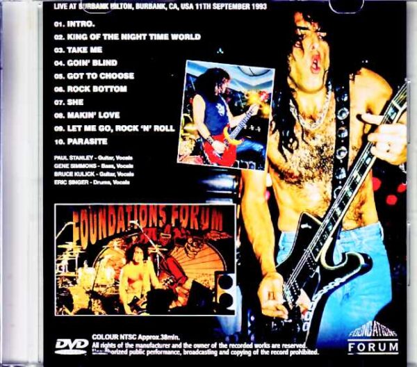 Kiss/CA,USA 1993 Complete Jewel Version - Image 2