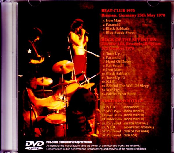 Black Sabbath/Various Pro-Shot Footage 1970 - Image 2