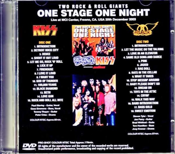 Kiss Aerosmith/CA,USA 2003 Complete Jewel Version - Image 2