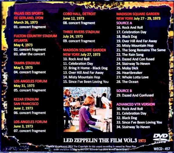 Led Zeppelin / The Film 1973 - Image 2