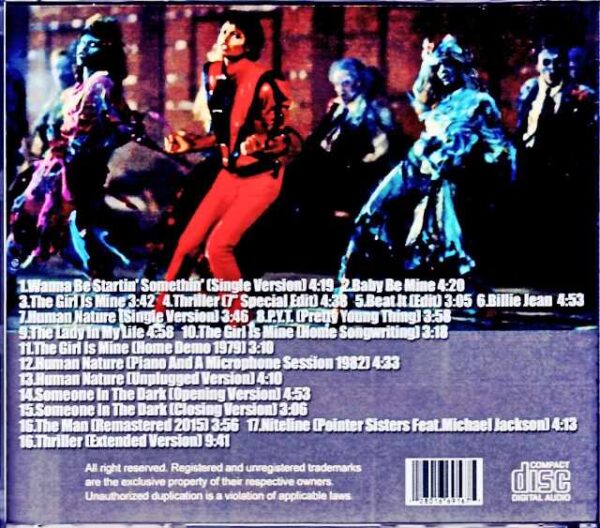 Michael Jackson Michael Jackson/Thriller Alternate Demo Sessions Vol.5 - Image 2