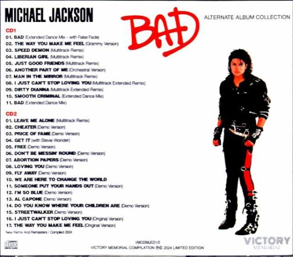 Michael Jackson Bad Alternate Album Collection - Image 2