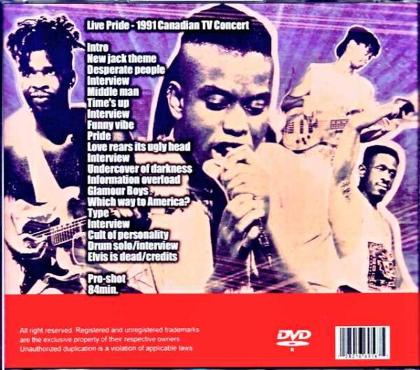Living Colour/Canadian TV Concert 1991 - Image 2