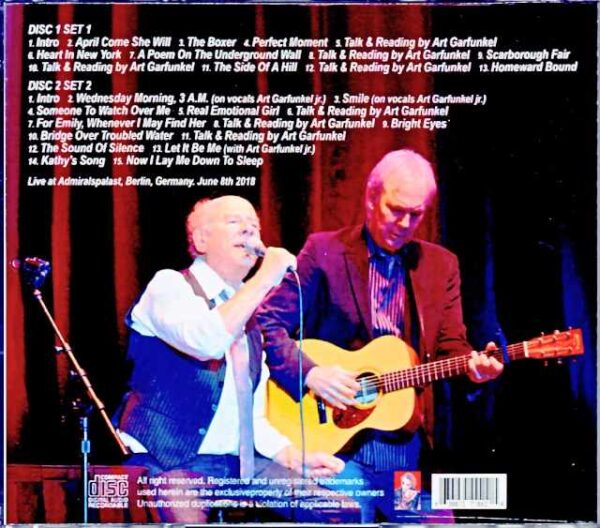 Art Garfunkel/Germany 2018 Complete - Image 2