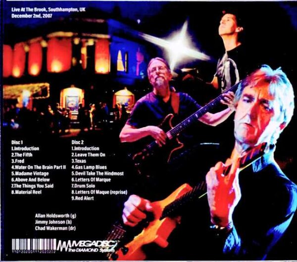 Allan Holdsworth Trio Allan Holdsworth/England,UK 2007 Complete - Image 2