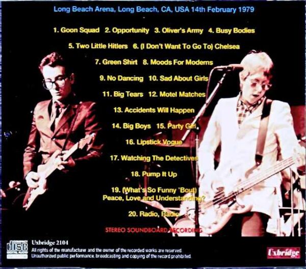 Elvis Costello/CA,USA 1979 Soundboard Edition - Image 2