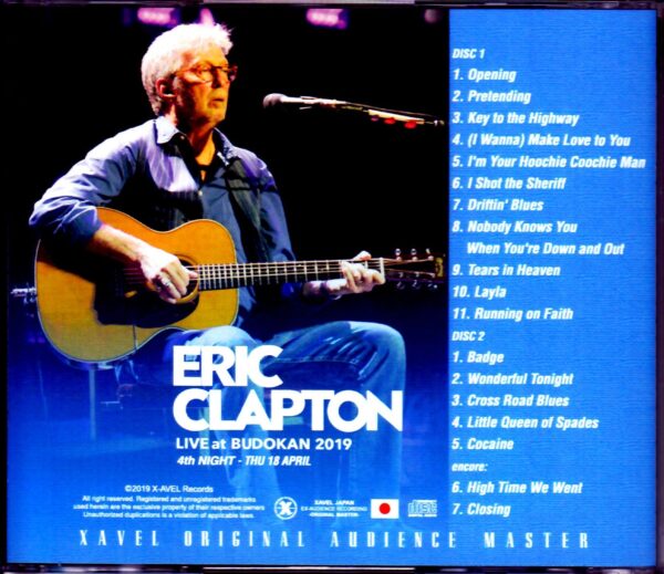 Eric Clapton/Tokyo,Japan 4.18.2019 Omnidirectional Microphone - Image 2