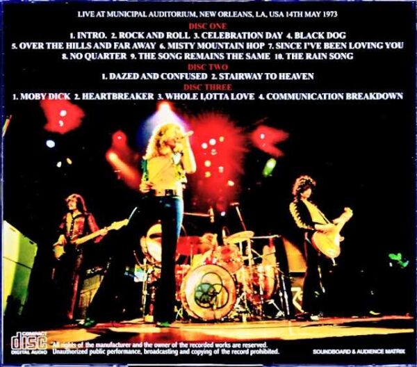Les Zeppelin / LA, USA 1973 SBD/AUD Matrix Edition - Image 2