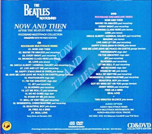 Beatles: Now and Then After the Beatles Solo Years Rockband Multitrack Collection - Image 2