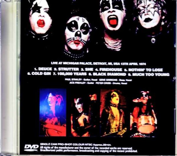 Kiss/MI,USA 1974 Single Cam Pro-Shot Edition Jewel Version - Image 2
