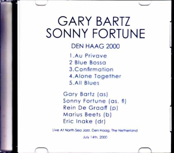 Gary Bartz Sonny Fortune/Netherlands 2000 - Image 2
