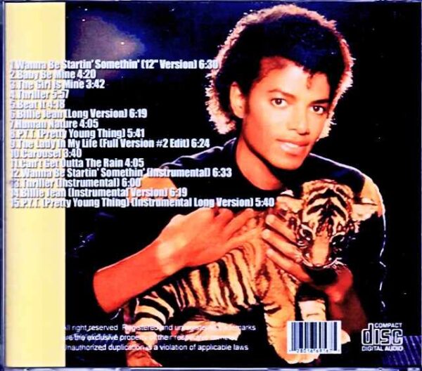 Michael Jackson Michael Jackson/Thriller Alternate Demo Sessions Vol.4 - Image 2