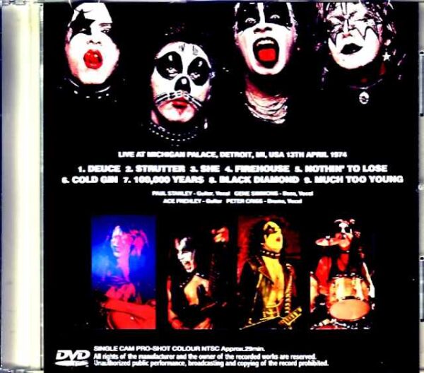 Kiss/MI,USA 1974 Single Cam Edition Jewel Version - Image 2