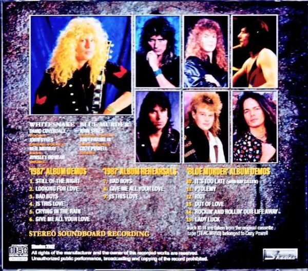John Sykes Whitesnake, Blue Murder John Sykes/Demos 1985-1988 - Image 2