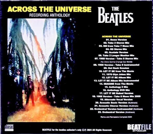 Beatles/Across the Universe Recording Anthology - Image 2