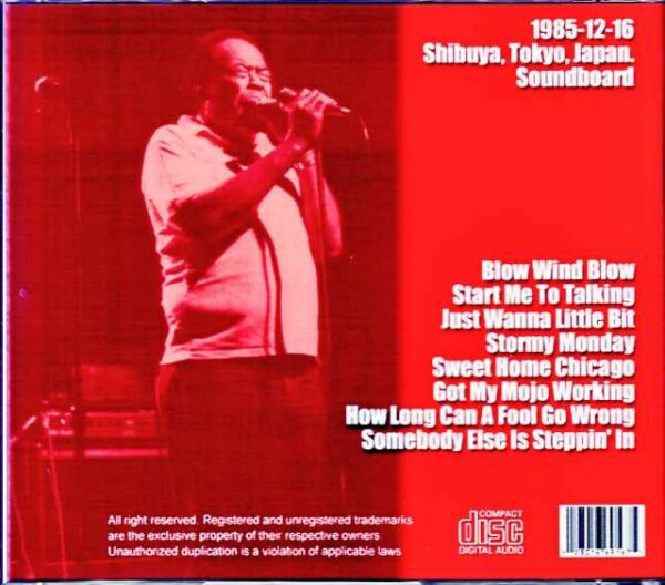 James Cotton/Tokyo,Japan 1985 - Image 2
