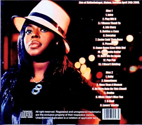 Angie Stone Angie Stone/Sweden 2008 Complete - Image 2