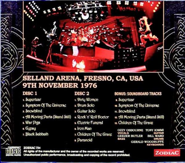 Black Sabbath/CA,USA 1976 Complete Upgrade & more - Image 2