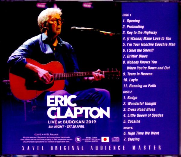 Eric Clapton/Tokyo,Japan 4.20.2019 Omnidirectional Microphone - Image 2