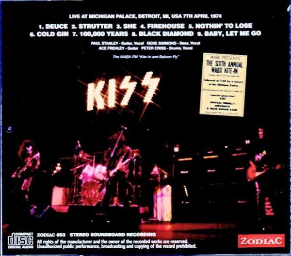 Kiss/MI,USA 1974 Upgrade STEREO SBD - Image 2