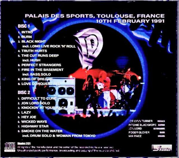 Deep Purple Deep Purple/France 2.10.1991 Complete - Image 2