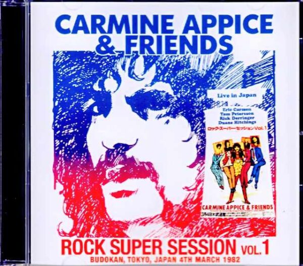 Carmine Appice Eric Carmen, Rick Derringer Carmine Appice Eric Carmen/Tokyo,Japan 1982 Complete