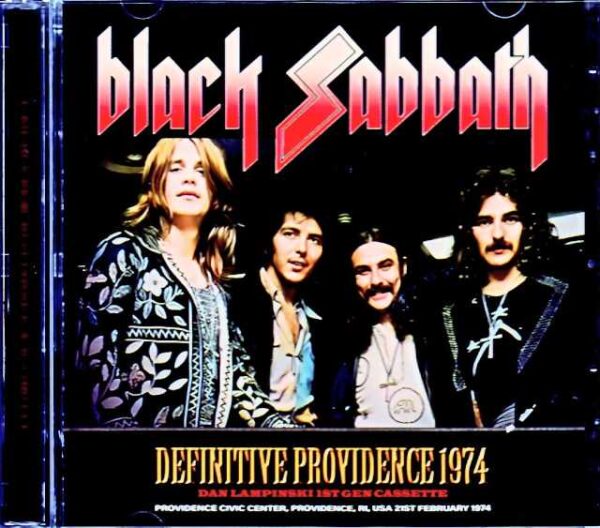 Black Sabbath/RI,USA 1974 Complete Dan Lampinski 1st Gen Cassette Edition