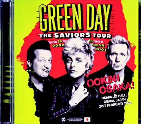 Green Day Osaka,Japan 2025 S & V Complete IEM Matrix Edition