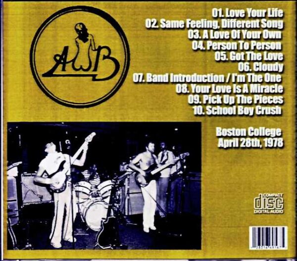 Average White Band/MA,USA 1978 - Image 2