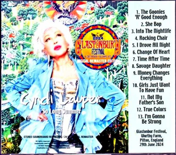 Cyndi Lauper/England,UK 2024 Complete S & V Remastered - Image 2