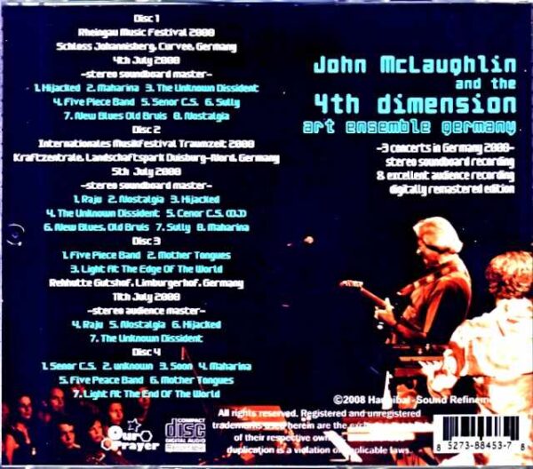 John McLaughlin and the 4th Dimension John McLaughlin/Germany 2008 3Days - Image 2