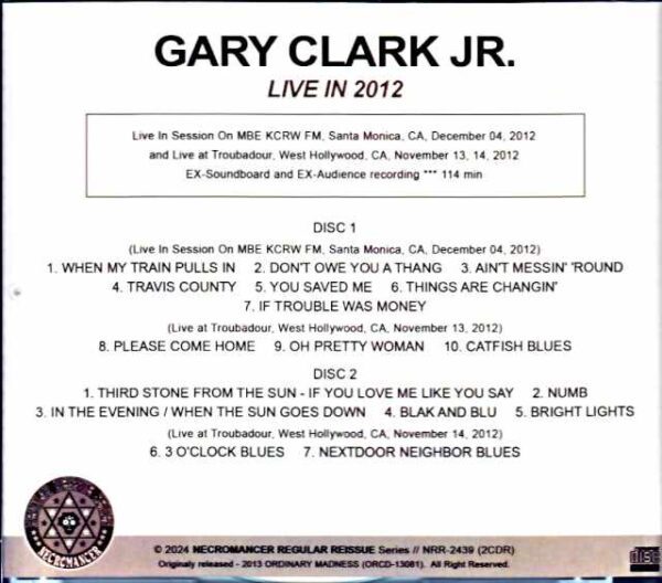 Gary Clark Jr. Gary Clark Jr./CA,USA 2012 & more - Image 2