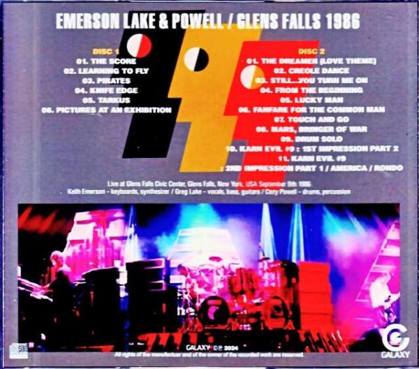 Emerson, Lake and Powell Emerson, Lake and Powell/NY, USA 1986 - Image 2