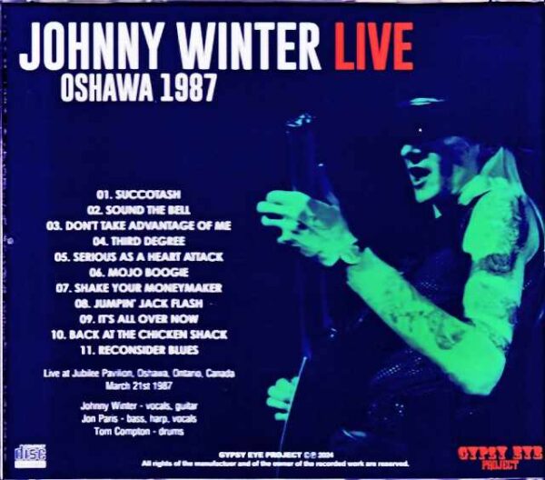 Johnny Winter/Canada 1987 - Image 2