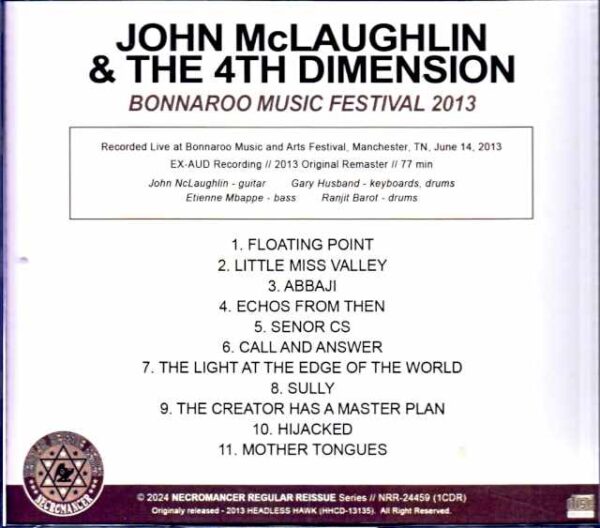 John NcLaughlin and the 4th Dimension John McLaughlin/TN,USA 2013 - Image 2