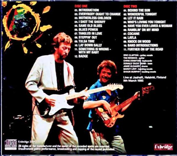 Eric Clapton/Finland 1985 Complete Upgrade - Image 2