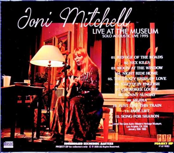 Joni Mitchell Joni Mitchell/CA,USA 01.26.1995 Complete - Image 2