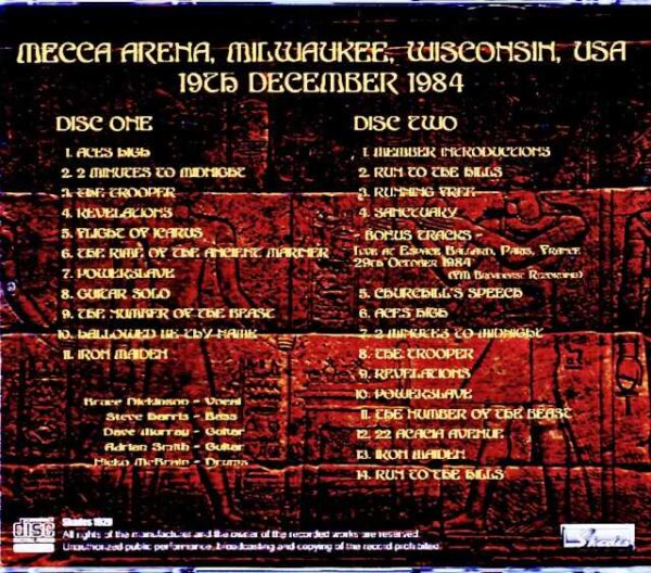 Iron Maiden Iron Maiden/WI,USA 1984 Complete & more - Image 2