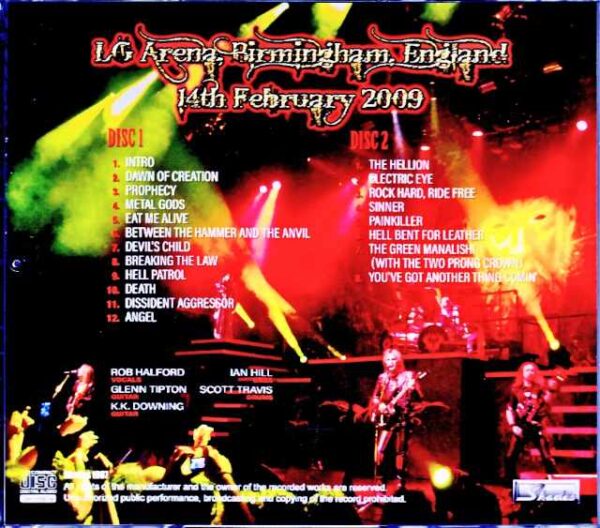Judas Priest/England,UK 2009 Complete - Image 2