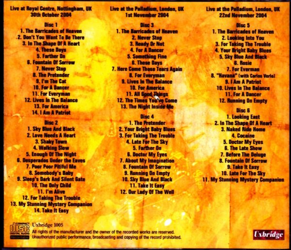 Jackson Browne/UK Tour Collection 2004 - Image 2