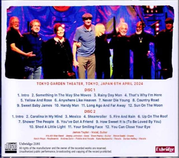 James Taylor James Taylor/Tokyo,Japan 2024 Complete - Image 2