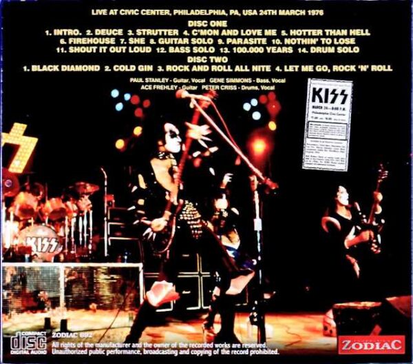 Kiss/PA,USA 1976 Complete - Image 2