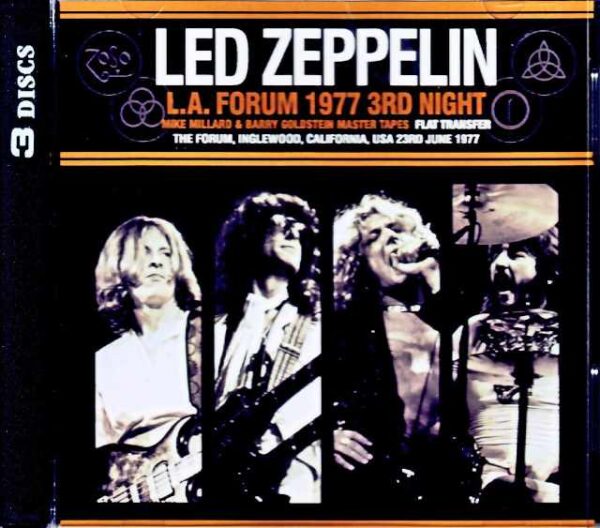 Led Zeppelin/CA,USA 6.23.1977 Complete Millard & Goldstein Flat Transfer Edition