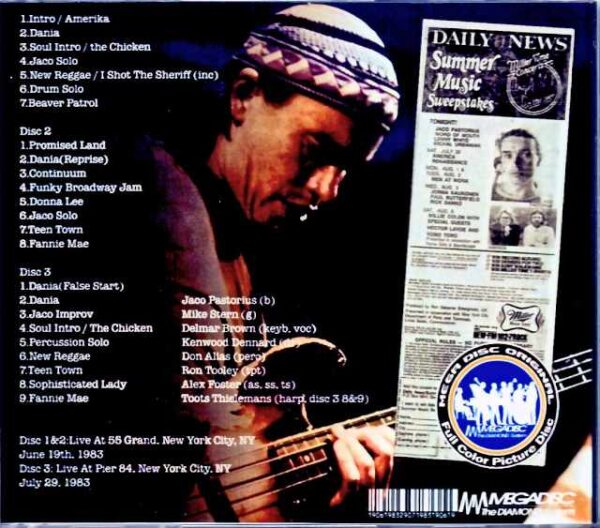 Jaco Pastorius Mike Stern Jaco Pastorius Mike Stern/NY,USA 1983 2Days - Image 2